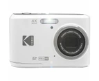 Kodak FZ45 Friendly Zoom White Compact Digital Camera