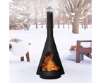 Glasshaus Co. Chimney Fire Pit Patio Heater Outdoor Camping Portable Chiminea Brazier Fireplace 105c