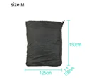 Grill Cover, Bbq Cover.Waterproof Bbq Grill Cover,Uv Resistant Gas Grill Cover,Durable And Convenient,Black Barbecue Grill Covers,M-150X100X125Cm