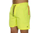 Bewley & Ritch Mens Sand Swim Shorts (Fluorescent Yellow) - BG989
