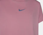 Nike Sportswear Youth Girls' Essential Tee / T-Shirt / Tshirt - Elemental Pink/Diffused Blue