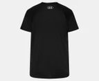 Under Armour Youth Boys' UA Tech Big Logo Short Sleeve Tee / T-Shirt / Tshirt - Black/White