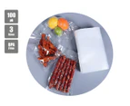 100pc Vacuum Sealer Bag Food Vacuum Pack Bag 3 Sizes Food Saver Bag Precut Freezer Safe BPA Free