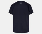 Under Armour Youth Boys' UA Tech Big Logo Short Sleeve Tee / T-Shirt / Tshirt - Midnight Navy/White