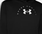 Under Armour Youth Girls' UA Tech Graphic Long Sleeve Hoodie - Black/White
