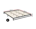 Artiss Bed Frame King Size Metal BERU