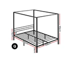 Artiss Bed Frame Queen Size Metal Frame POCHY