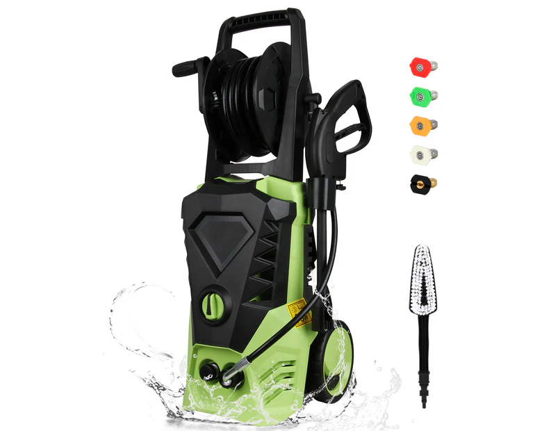 Oppsbuy 3900PSI High Pressure Washer 2500W Electric Water Cleaner Gurney Pump 10M Hose Green