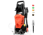 Oppsbuy 3900PSI Electric High Pressure Washer 2500W Cleaner Electric Water Gurney Pump 10M Hose Orange