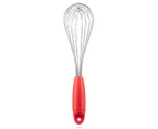 Dreamfarm 30cm Flisk Fold Flat Balloon Whisk - Silver/Red