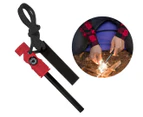 2PCS 3-in-1 Flint Rod Camping Hiking Outdoor Survival Fire Starter Lighter Stick