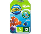 12 PK Huggies Little Swimmers Nappy Pants Small (7-12kg)