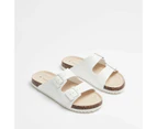Target Youth Moulded Cork Sandals - White