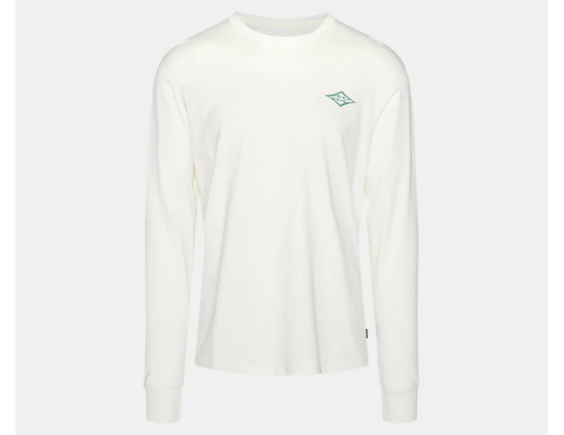 Billabong Men's Unity Long Sleeve Tee / T-Shirt / Tshirt - Off White