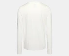 Billabong Men's Unity Long Sleeve Tee / T-Shirt / Tshirt - Off White