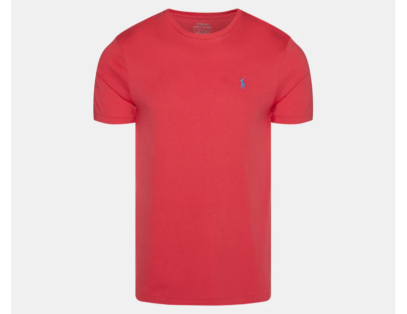 Polo Ralph Lauren Men's Classics Short Sleeve Tee / T-Shirt / Tshirt - Starboard Red