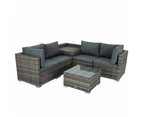 Dreamo 6PCS Outdoor Modular Lounge Sofa Coogee - Grey