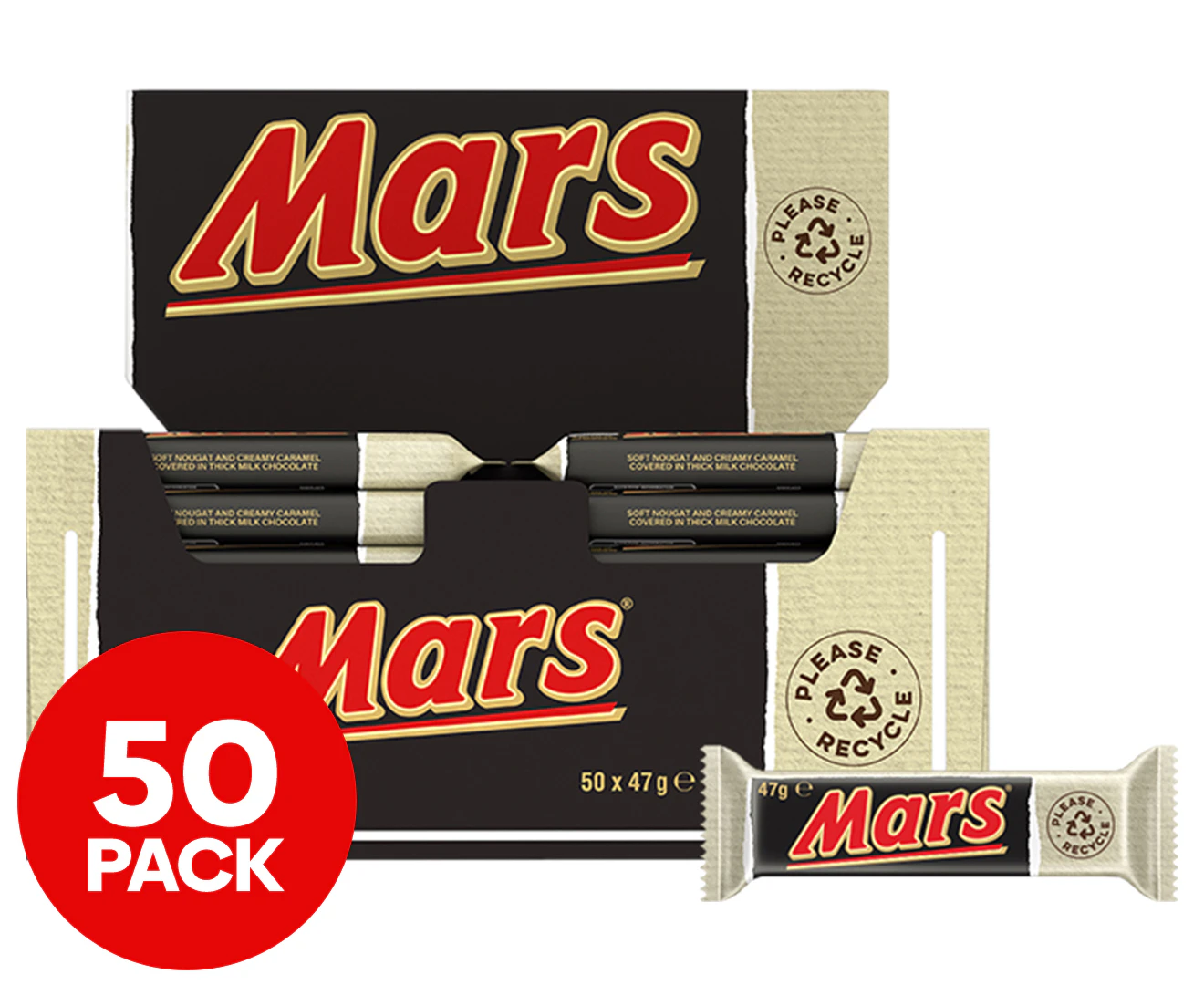 50 x Mars Bar 47g