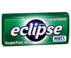 12 x Eclipse Sugarfree Mints Tin Spearmint 40g