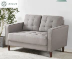Zinus Mid-Century 2-Seat Sofa - Stone Grey