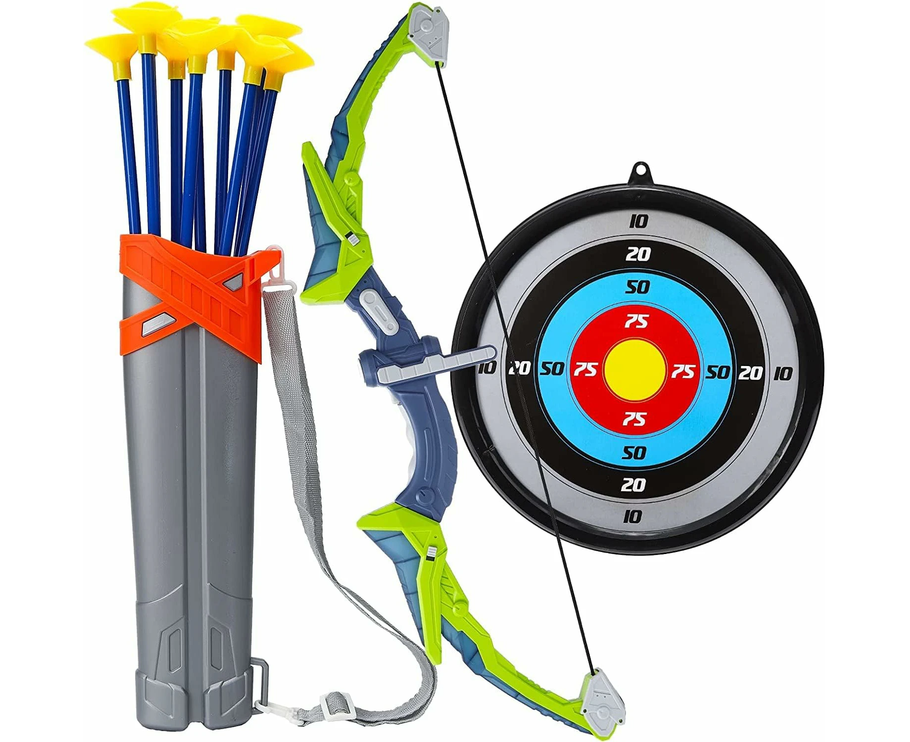 Bow and Arrow for Kids, Kids Archery Set with Light-up LED Includes Suction Cup Arrows, Indoor & Outdoor Toys Gifts