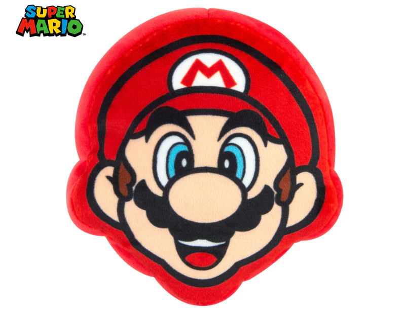 Club Mocchi-Mocchi- Super Mario Head Plush Toy