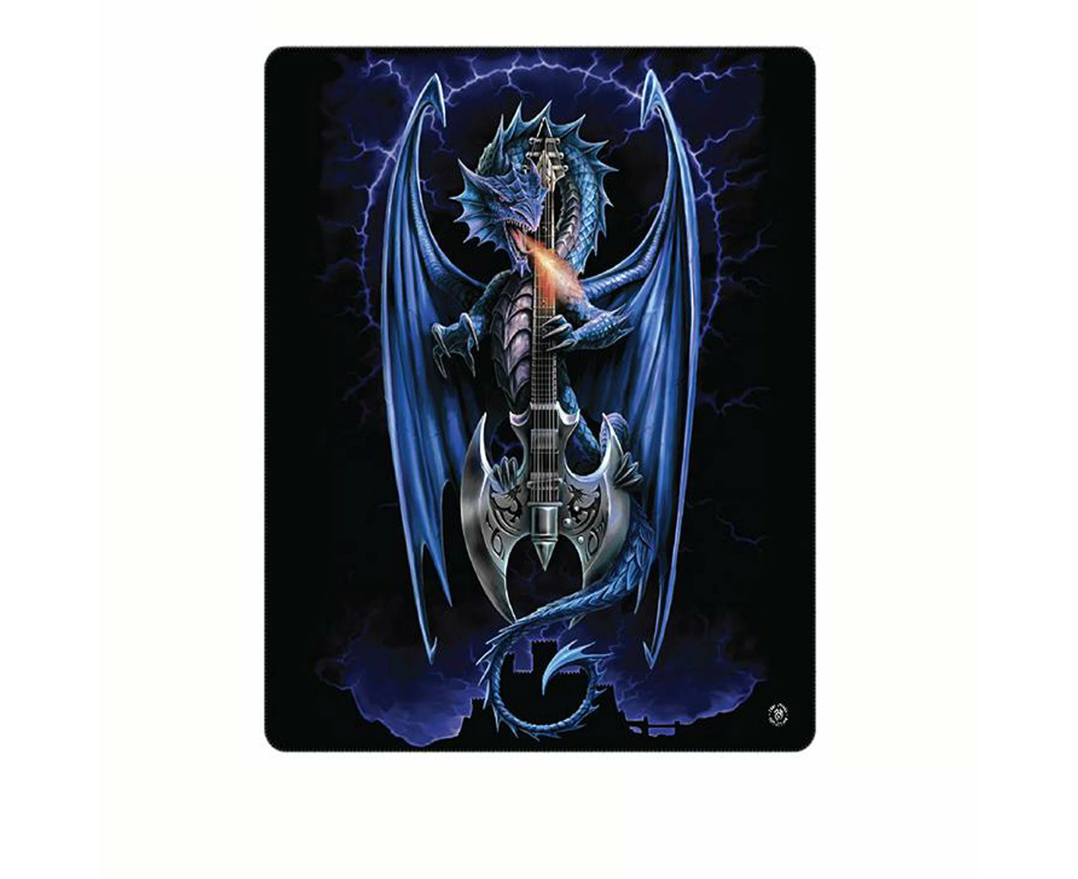 Anne Stokes Power Chord Polar Fleece Throw