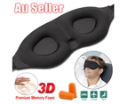 Travel Sleep Eye Mask soft 3D Memory Foam Padded Shade Cover Sleeping Blindfold