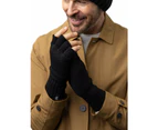 HEAT HOLDERS Warm Winter WRK Fleece lined Fingerless Thermal Gloves