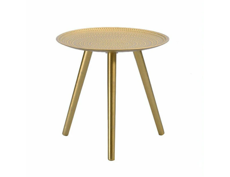 Golden Coffee Table and Side End Tables or Plant Stand