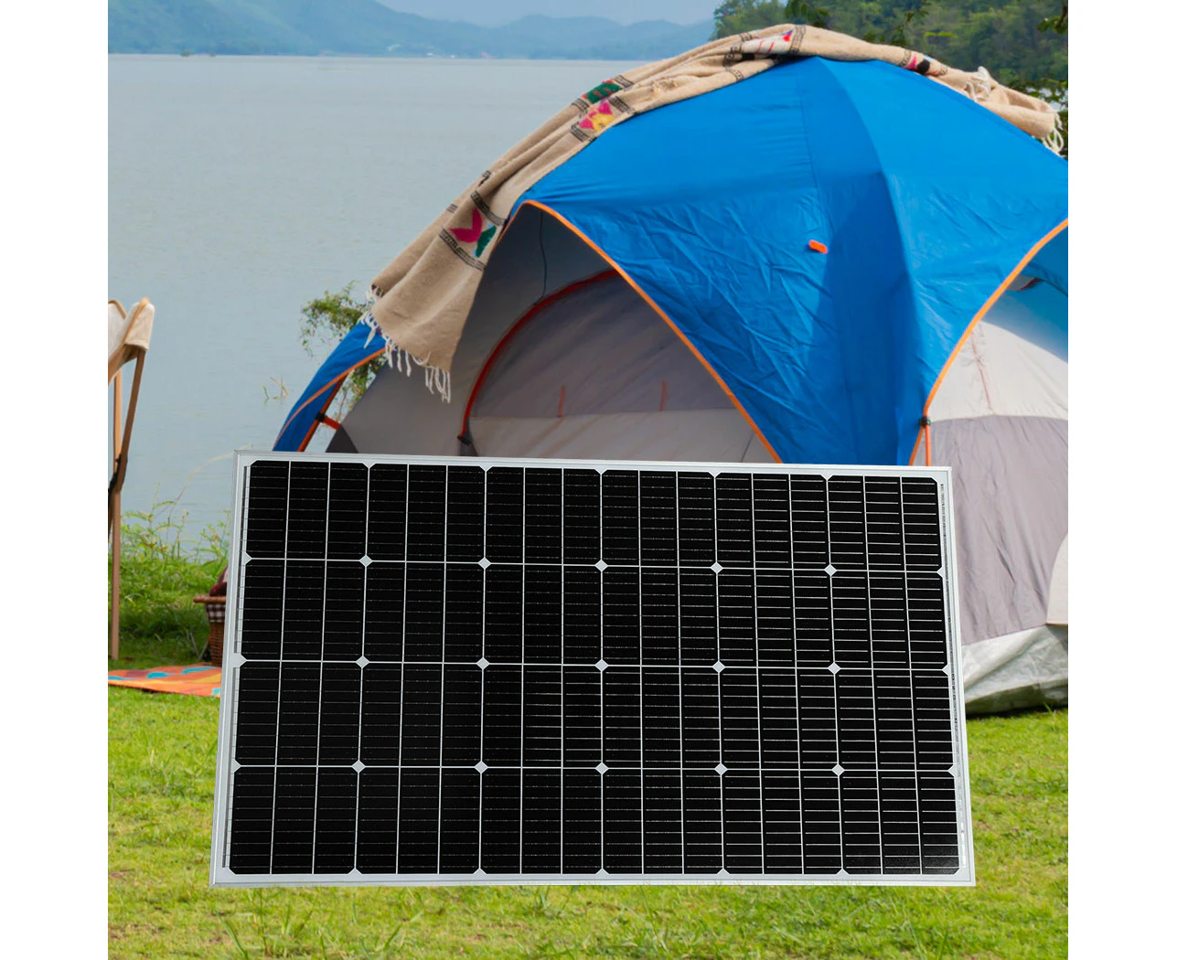 12V 300W Solar Panel Kit Mono Caravan Camping Power Controller Charging USB Home