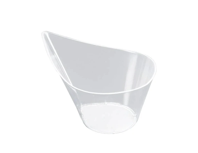 240 x CLEAR MINI DISH TEAR SHAPED BOWLS Reusable Dessert Serving Appetisers Cups