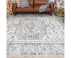 Deal Large Rug Light Grey Super Soft Bohemian Bedroom Carpet Thick Rugs 200x290