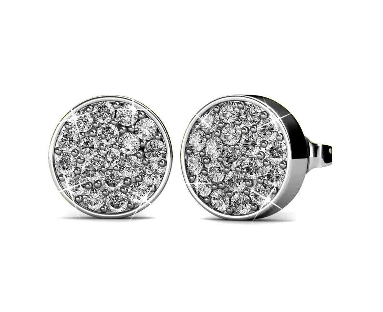 Pave Earrings Embellished with Swarovski® crystals