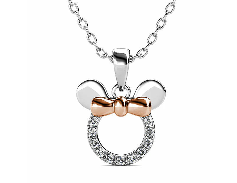 Minnie Mouse Necklace Embellished With SWAROVSKI Crystals