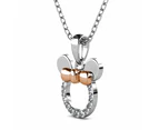 Minnie Mouse Necklace Embellished With SWAROVSKI Crystals