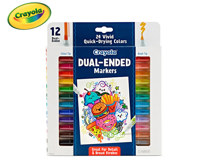 Crayola Dual-Ended Markers 12-Pack