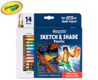 Crayola Sketch & Shade Pencils 14-Pack