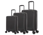 Atlas Enduro 3-Piece Hardcase Luggage/Suitcase Set - Black