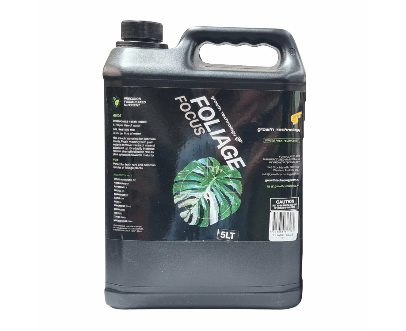 Growth Technology (GT) Foliage Focus - [Size: 5L]