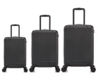 Atlas Enduro 3-Piece Hardcase Luggage/Suitcase Set - Black