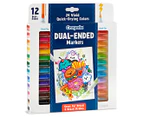 Crayola Dual-Ended Markers 12-Pack