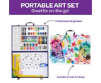 Crayola 69-Piece Paint & Create Easel Case