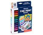 Crayola Fine Point Markers 12-Pack