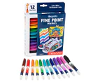 Crayola Fine Point Markers 12-Pack