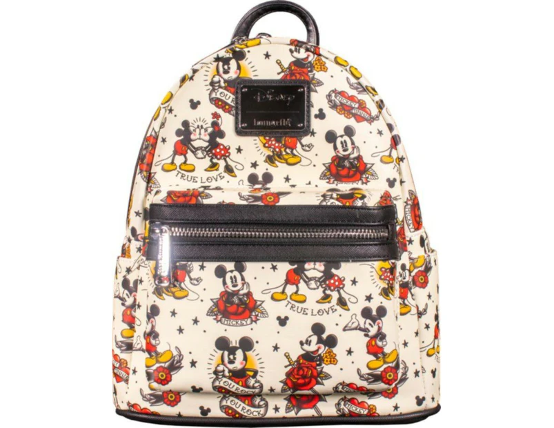 Loungefly Disney Mickey Tattoo Mini Backpack