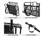 OUTDOOR360 Bicycle Cargo Luggage Trailer Cart Bike Wagon Carrier Trailer 60kg