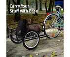 OUTDOOR360 Bicycle Cargo Luggage Trailer Cart Bike Wagon Carrier Trailer 60kg