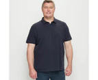 Target Man Plus Short Sleeve Pique Polo Shirt - Blue