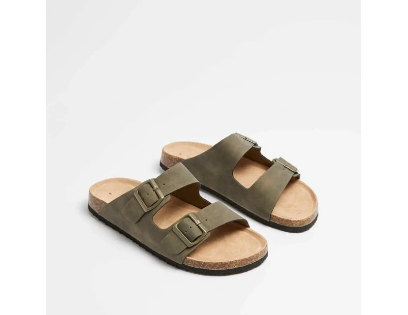 Target Mens Moulded Cork Sandals - Green